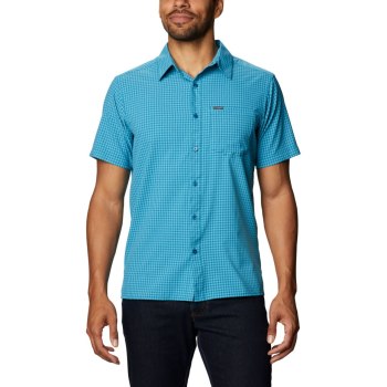 Columbia Overhemd Heren, No Way Out Short Sleeve Blauw, 46KJNEXOH